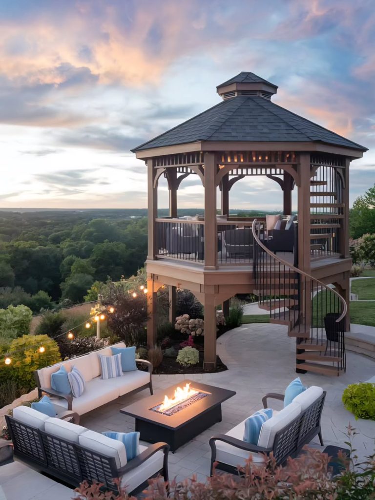 🏡 روفگاردن و لنداسکیپ با نرگس سبز دیزاین استودیو